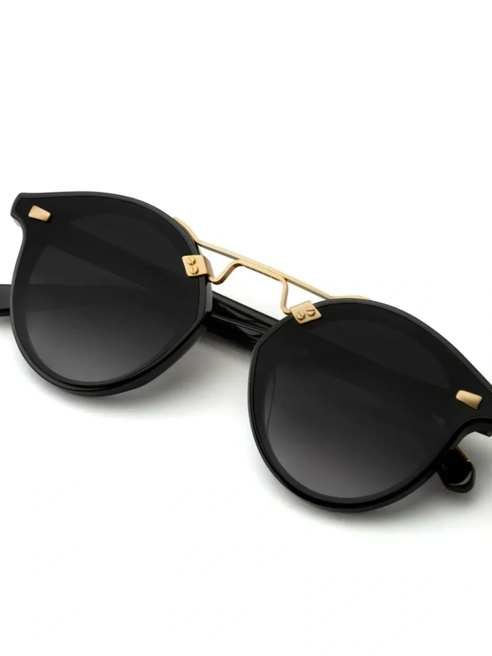 Krewe STL Nylon Black + Shadow 24K Polarized Sunglasses